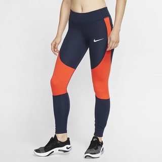 Leggings Nike Epic Lux Repel Running Dama Obsidienne Portocalii | SVBZ-16325